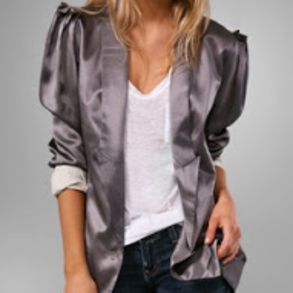 Wink Lilac Silk Blazer - Picture 8 of 9